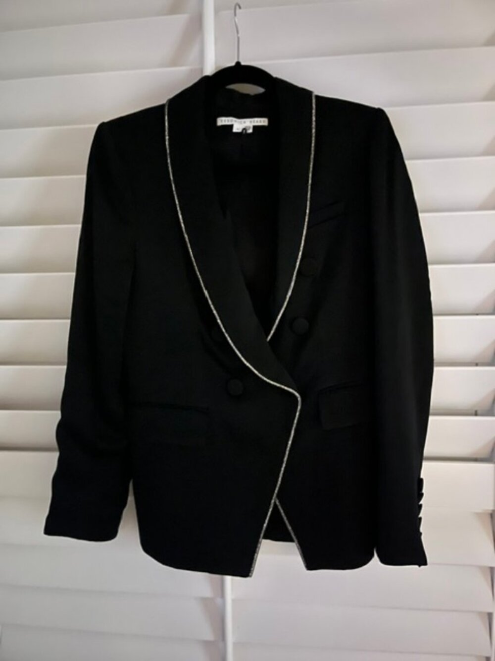 Veronica Beard Jagger Crystal Trimmed Dickey Jacket - Size 6